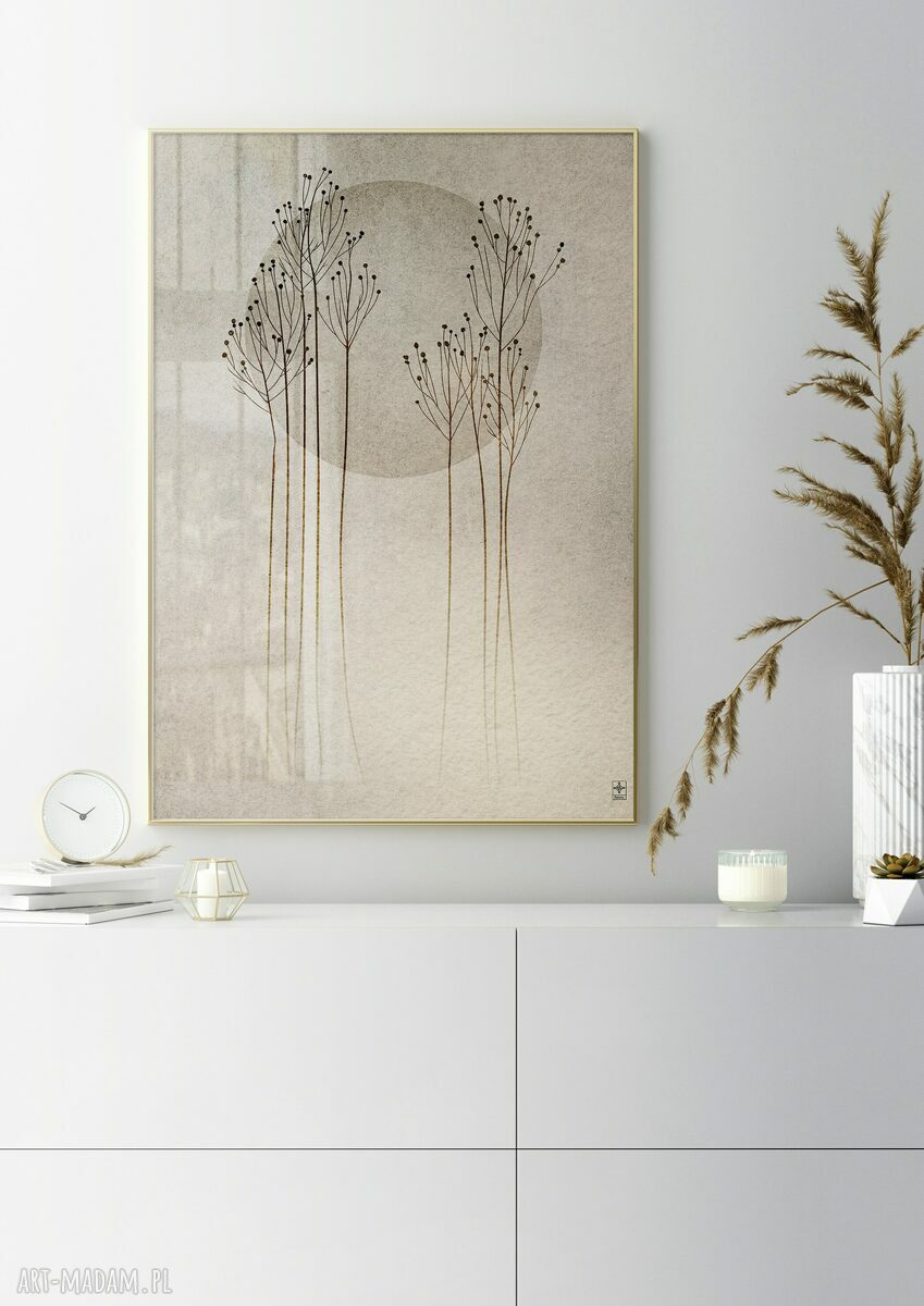 Zestaw plakatów 40x50 cm roślinne kompozycje - botaniczne 2 szt.