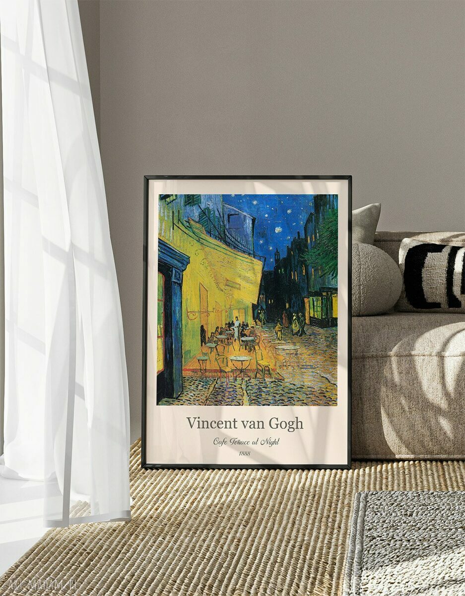 Zestaw 4 plakatów Van Gogh 50x70 cm - reprodukcje, bez ram