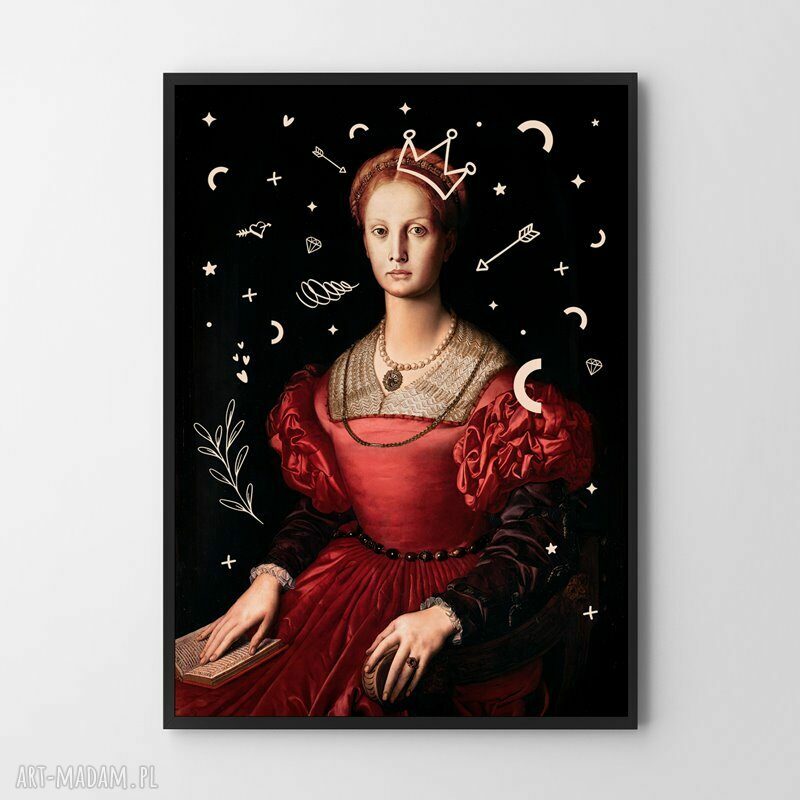 Zestaw plakatów Da Vinci „Dama i Łukrecja” 50x70 cm (B2)
