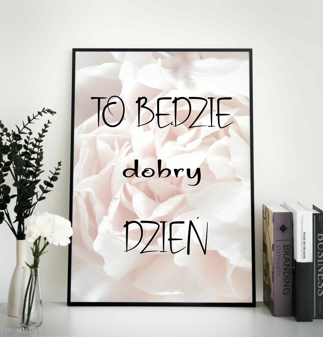 Kwiatowy zestaw 3 plakatów motywacyjnych 40x50 cm (set12)