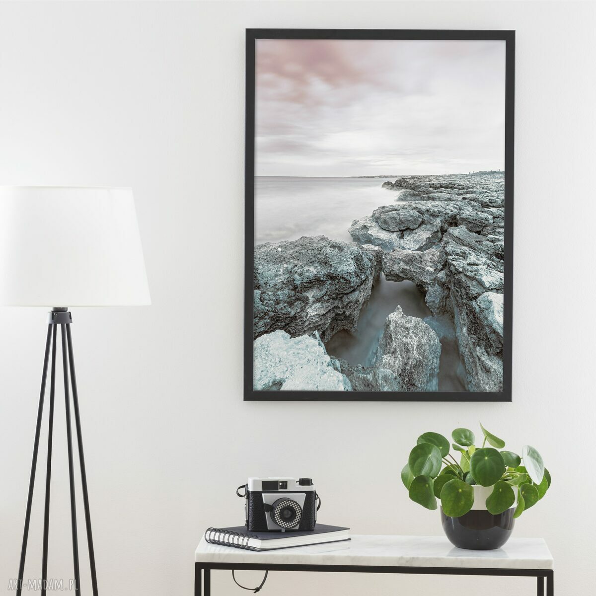 Zestaw plakatów 2 sztuki 50x70 cm: róża i pejzaż