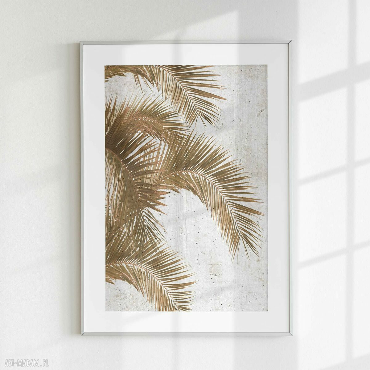 Zestaw plakatów 2 części 30x40 cm Liście palmy (flow_12)