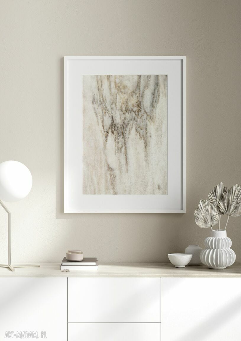 Zestaw 3 plakatów 40x50 cm - delikatne beże