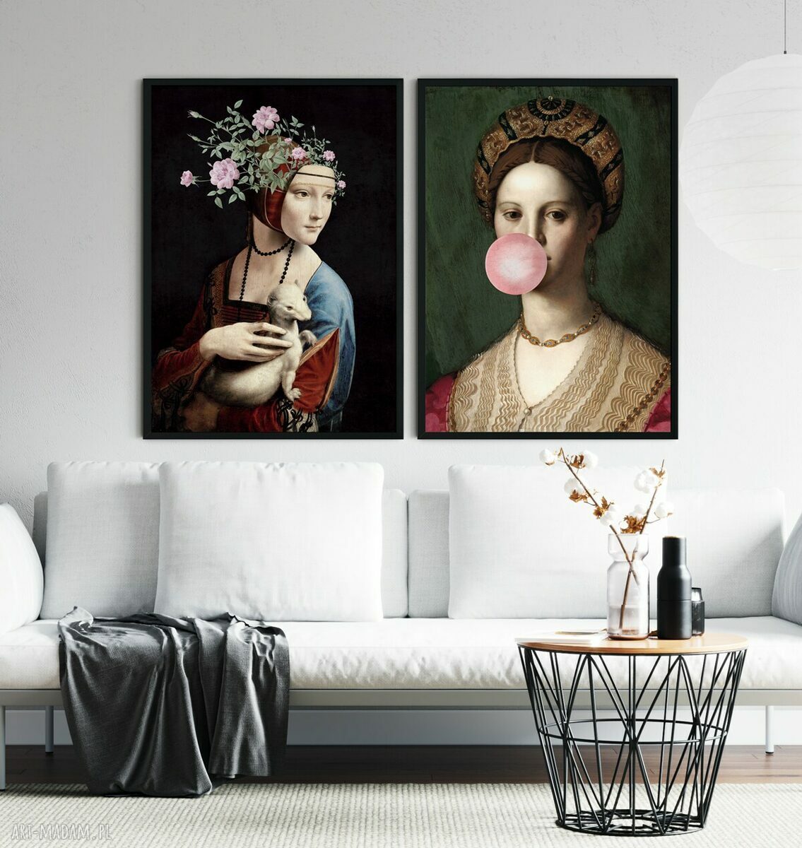 Zestaw 2 plakatów Sztuka 30x40 cm - nowy charakter Twojej ściany
