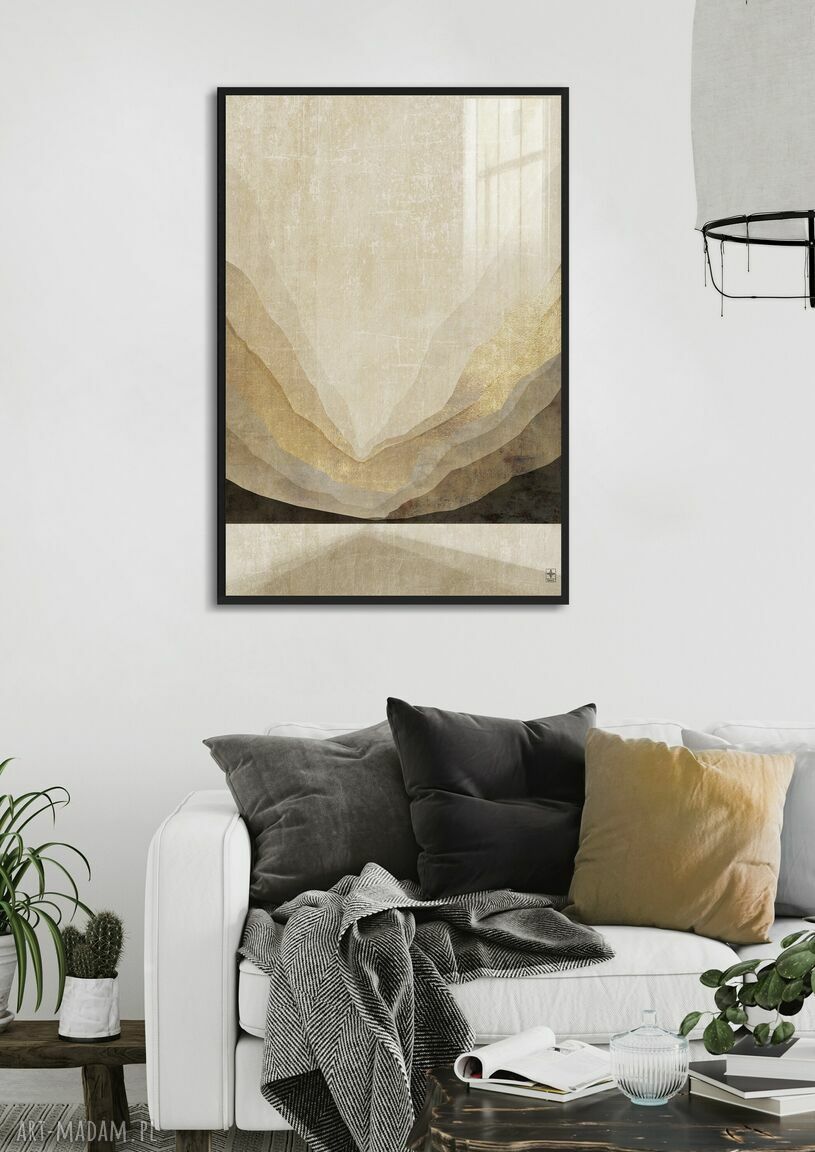 Zestaw plakatów 50x70 cm w brązowej tonacji GC-21 - 2 szt.