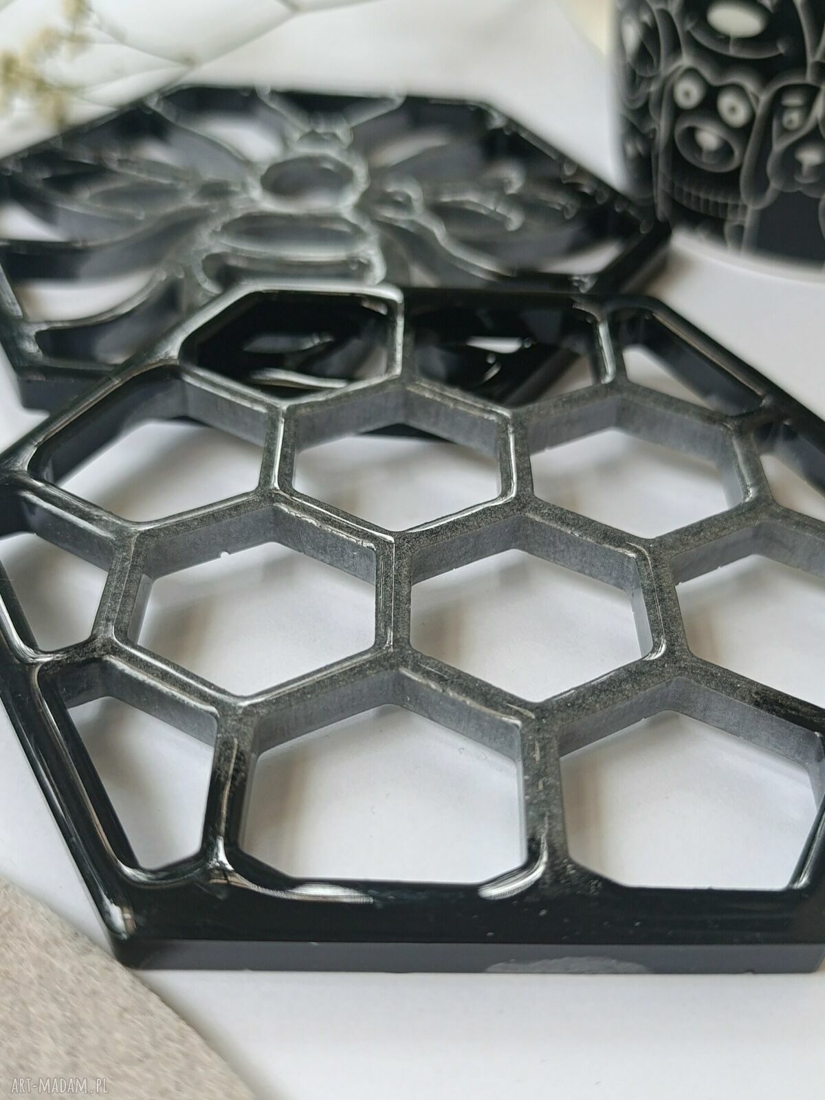 Zestaw podkładek „Dark Honey”