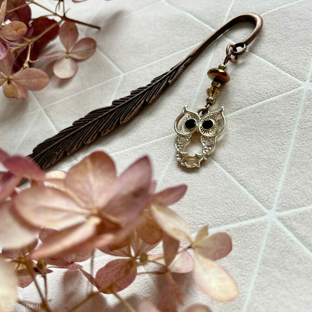 Zestaw prezentowy dla Nauczyciela z zakładką sową Handmade