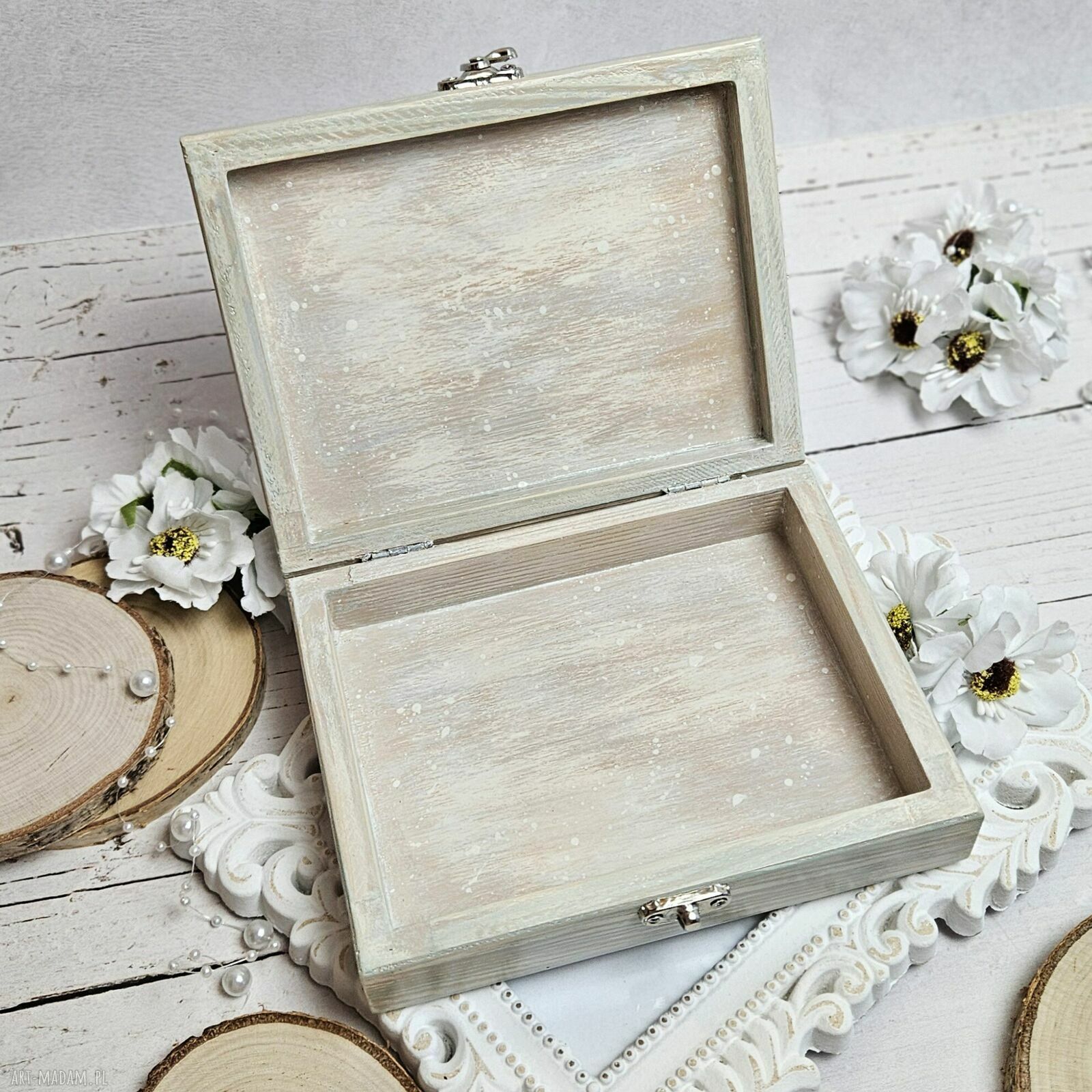 ślub: Zestaw prezentowy na ślub: pudełko, karteczka personalizowana Ręcznie