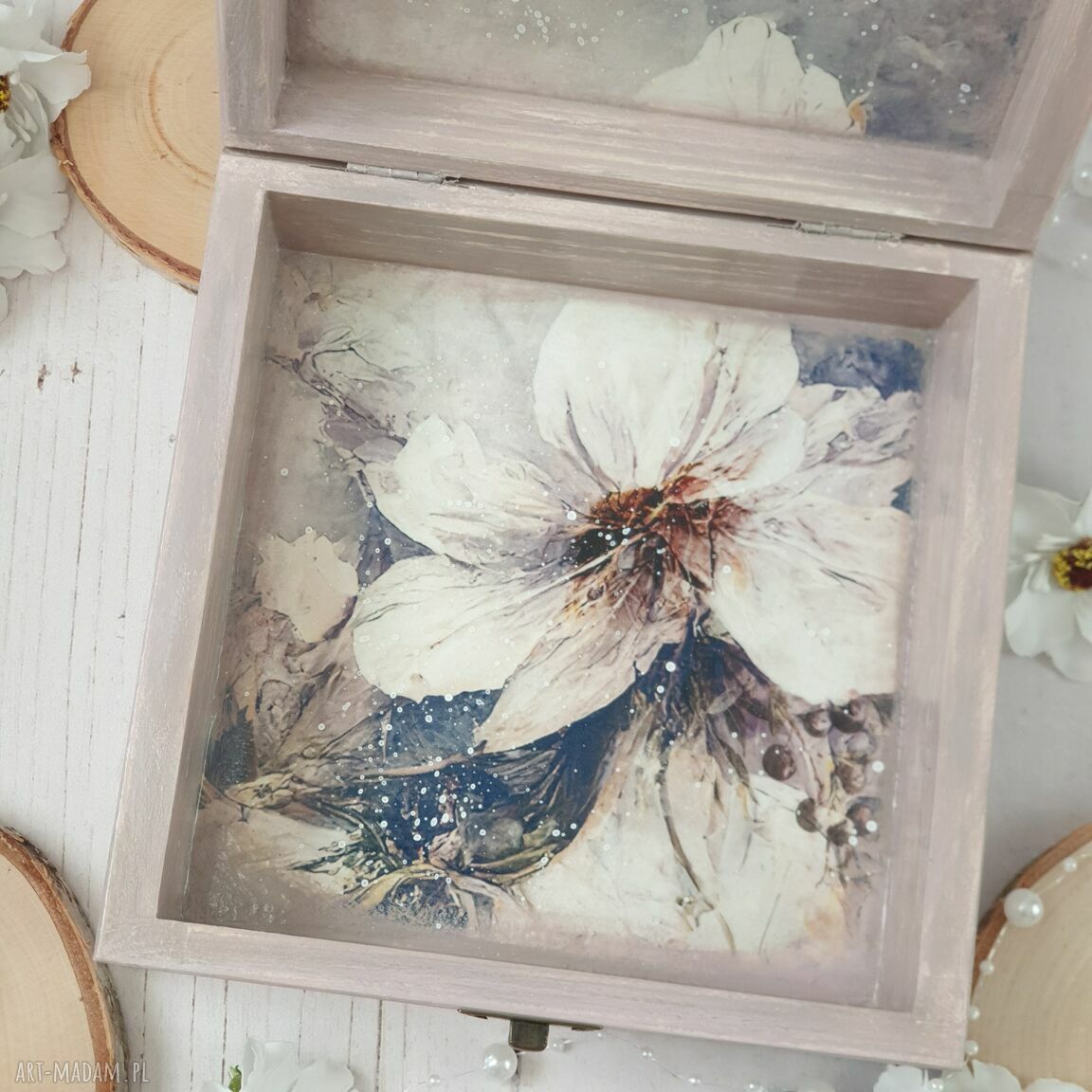 ślub: Zestaw prezentowy na ślub: pudełko, karteczka personalizowana, torebka