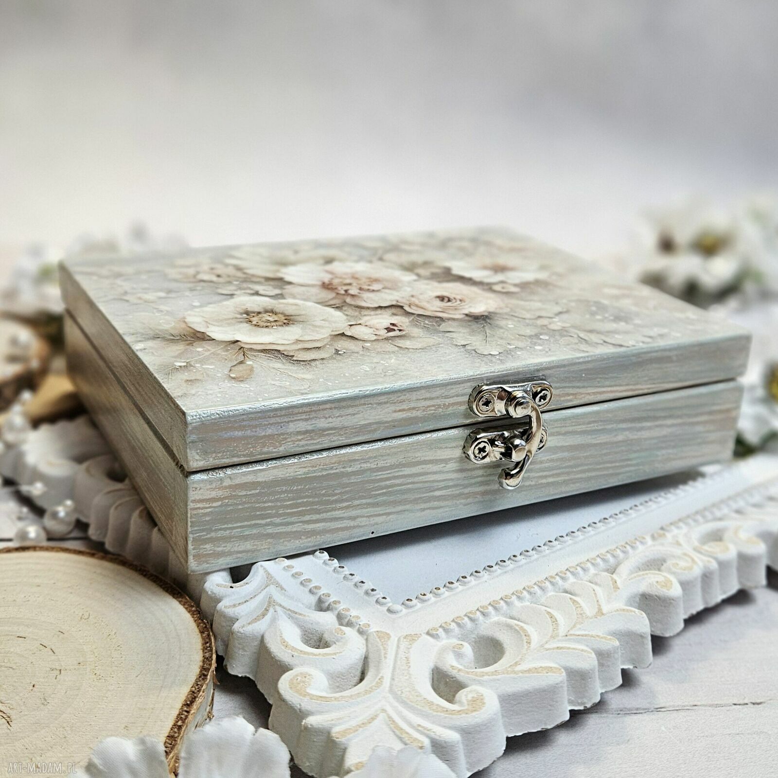 ślub: Zestaw prezentowy na ślub: pudełko, karteczka personalizowana Ręcznie