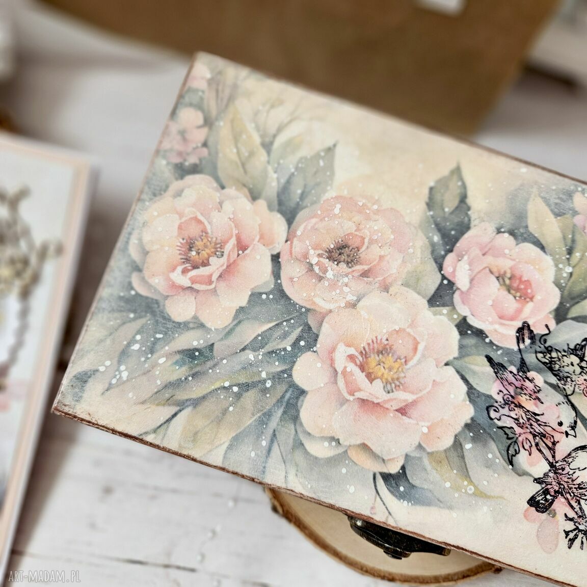 ślub: Zestaw prezentowy na ślub: pudełko, karteczka personalizowana, torebka