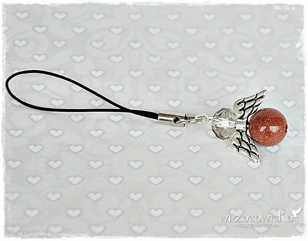 Zestaw prezentowy złociste anioły Hand Made