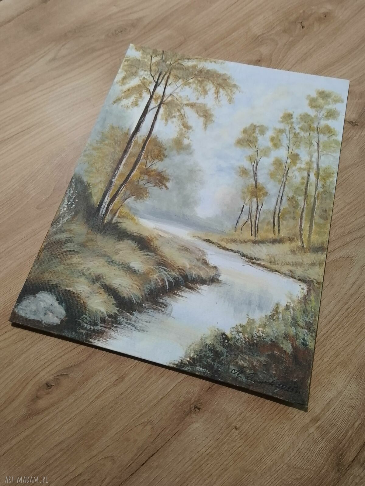 Dyptyk „Magiczna Wiosna - Jesień” z polskim lasem i naturą - zestaw 2 obrazów w ramie