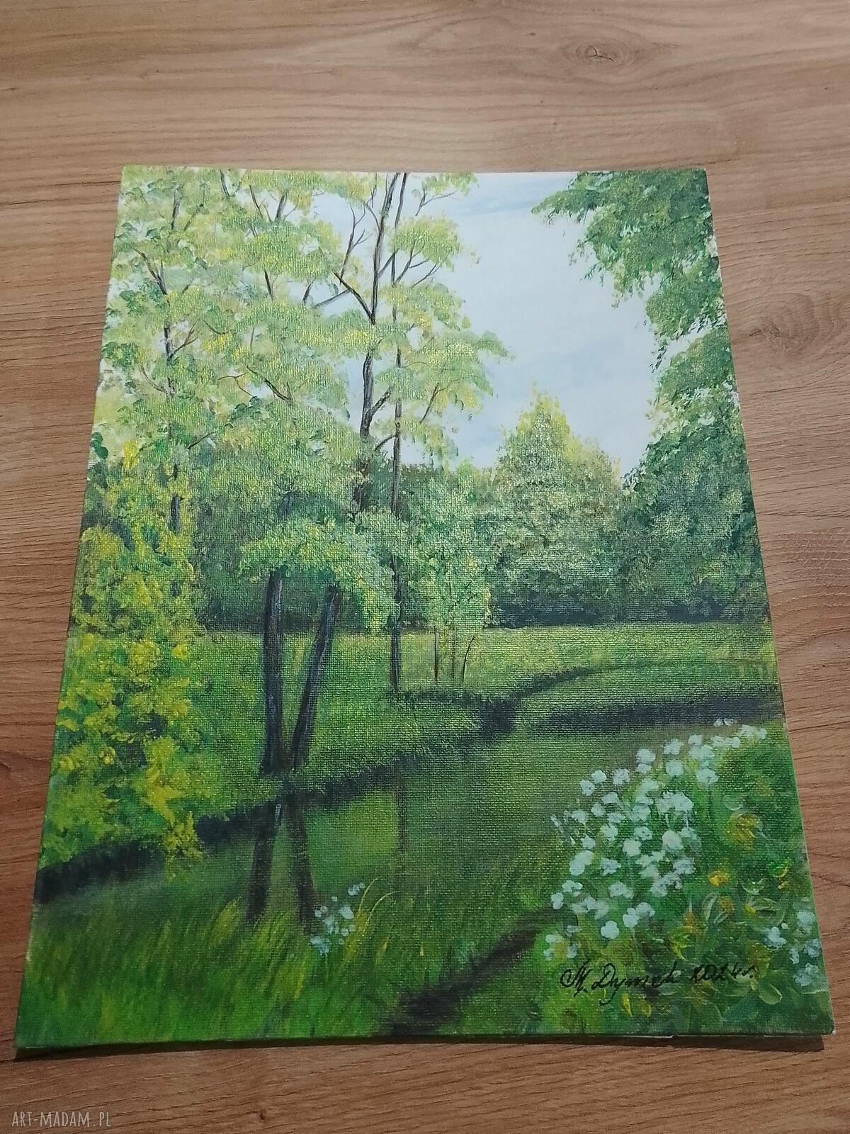 Dyptyk „Magiczna Wiosna - Jesień” z polskim lasem i naturą - zestaw 2 obrazów w ramie