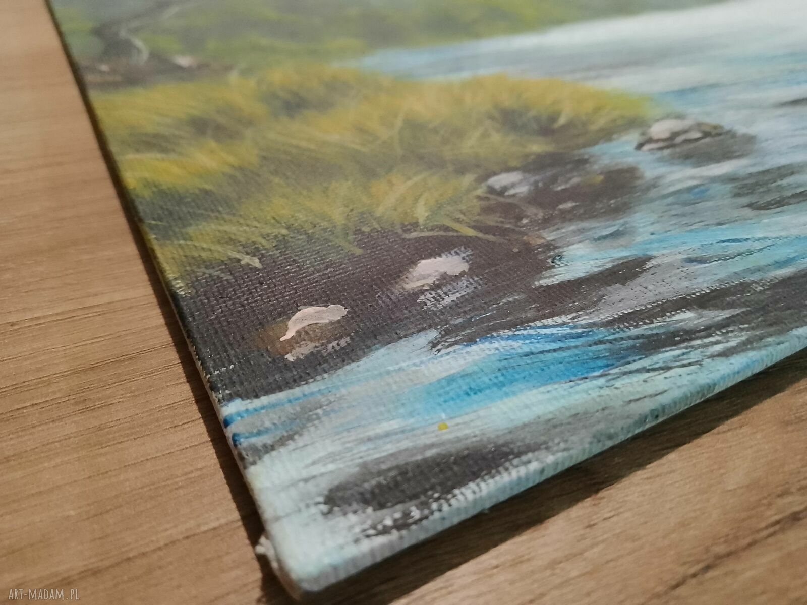 Dyptyk nostalgiczny "Schyłek lata" - zestaw ręcznie malowanych obrazów z ramami