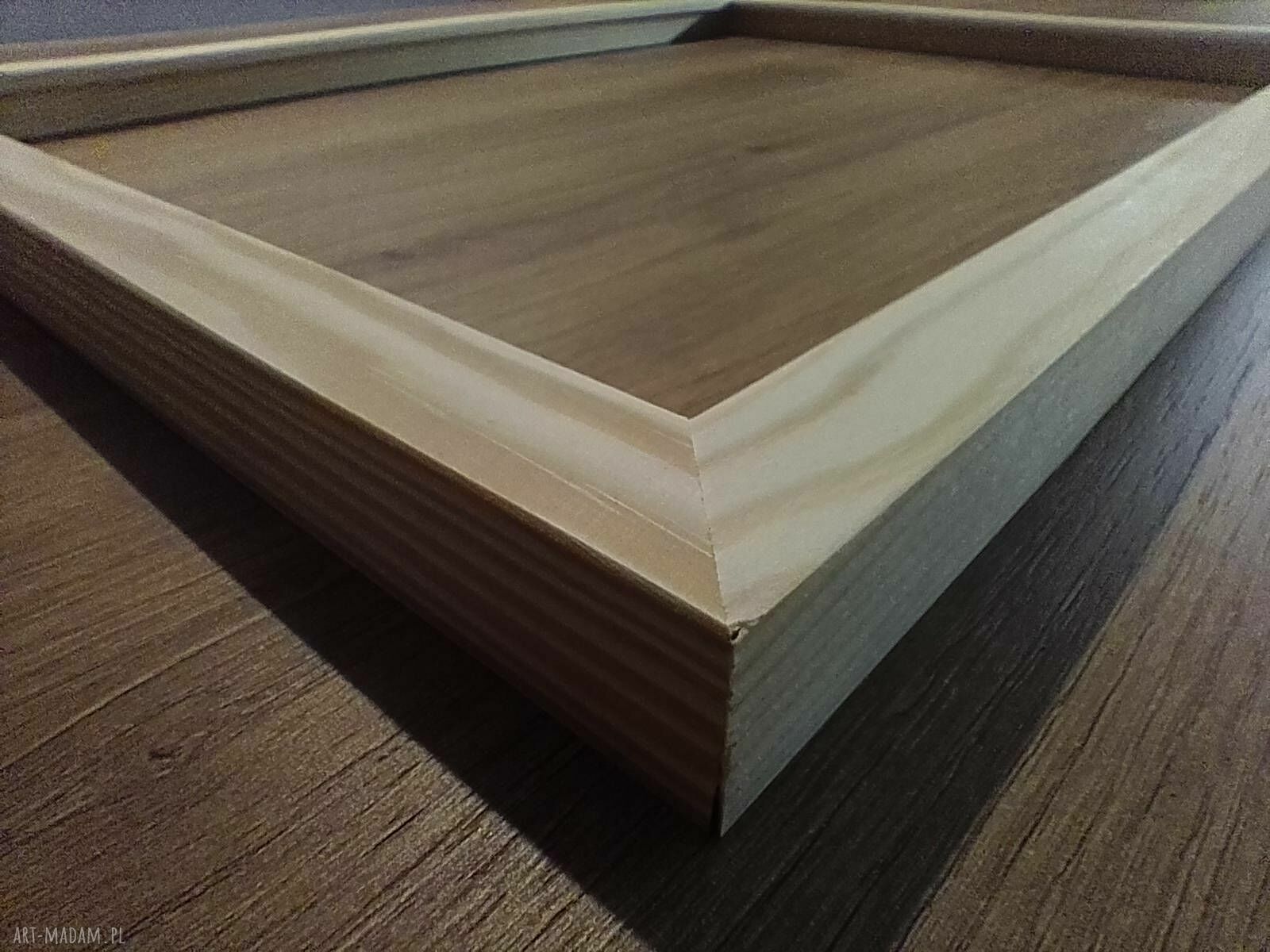 Tryptyk jesienny - ręcznie malowane obrazy akrylowe z ramami 3x40x30 cm