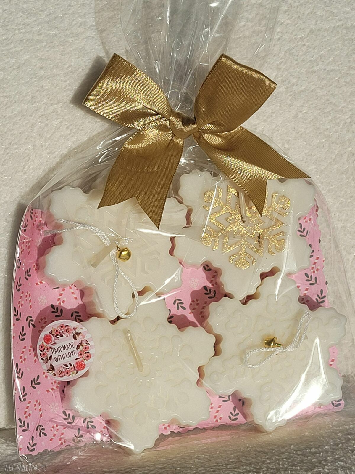 Świąteczny zestaw świec sojowych handmade - gotowy upominek
