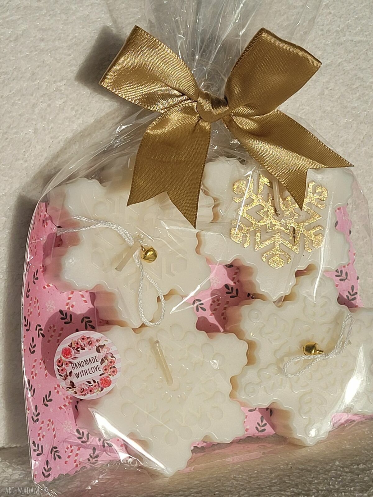 Świąteczny zestaw świec sojowych handmade - gotowy upominek