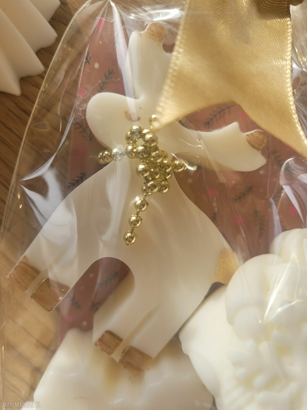 Zestaw upominkowy świec sojowych handmade - Boże Narodzenie