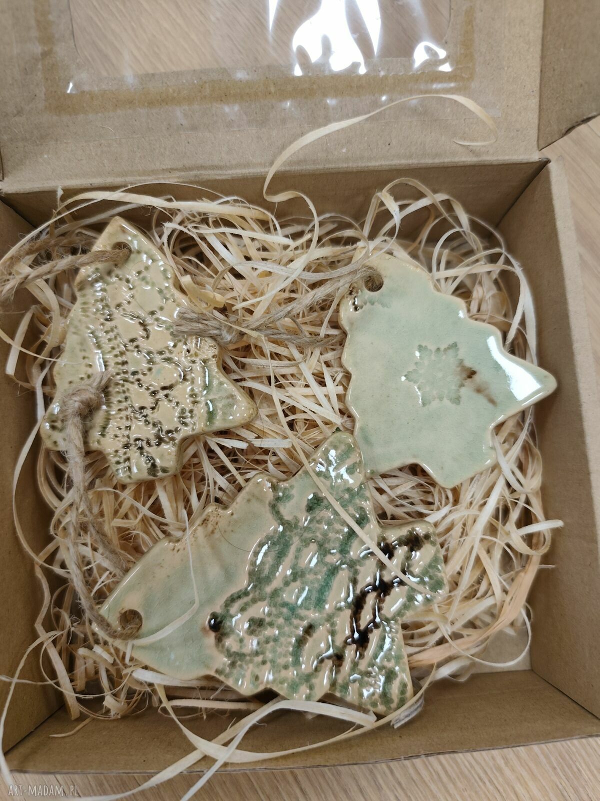 Zestaw zawieszek ceramicznych na choinkę - Boże Narodzenie Wolna Chwila
