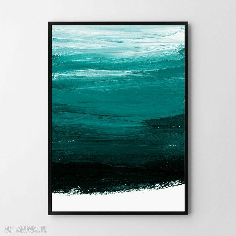 Zestaw zielonych plakatów 50x70 cm - abstrakcja boho (2 szt.)