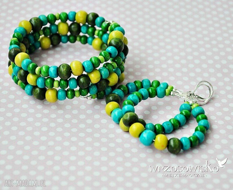 Zieleniec kolczyki hand made