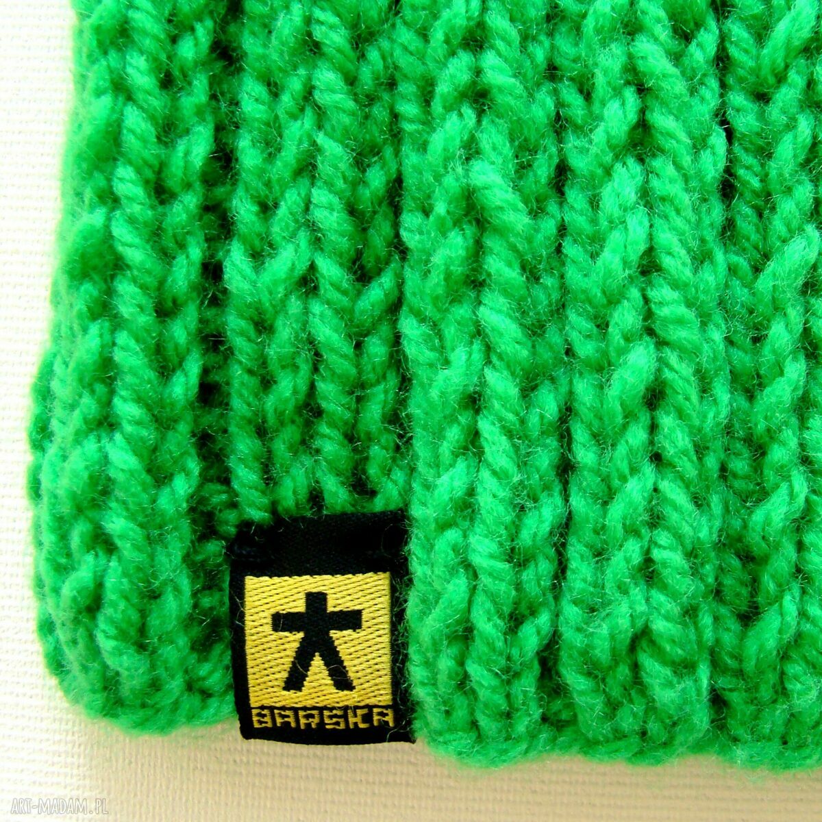zielona czapka unisex