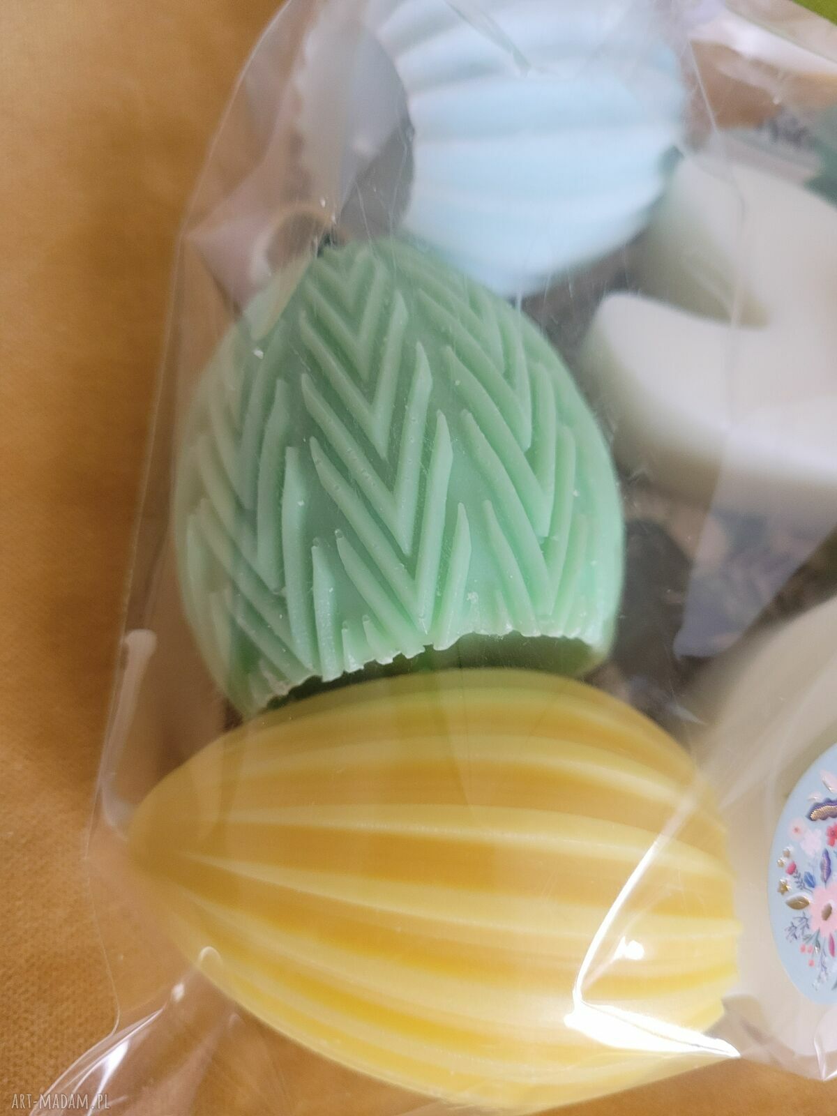 Zielono mi... Zestaw świec sojowych handmade na Wielkanoc