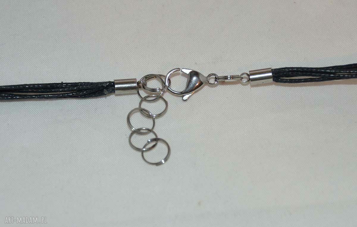 Zielono-różowe korale drewniane - masywny naszyjnik handmade na lato