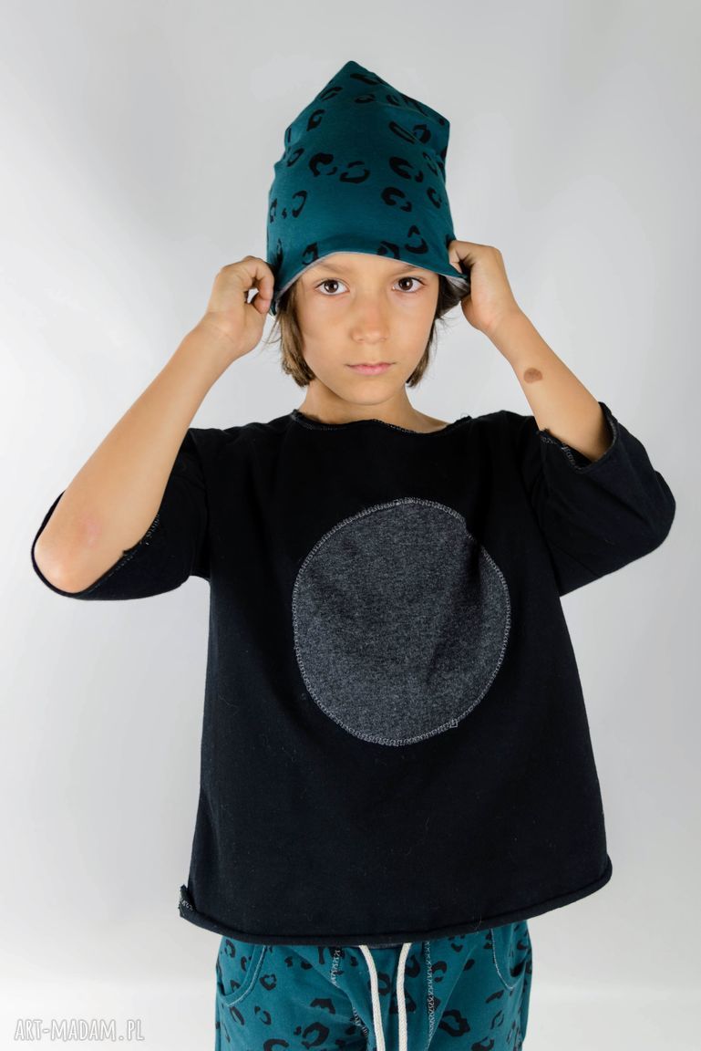 Zimowa czapka CĘTKI - ręcznie robiona czapka Cudi KIDS