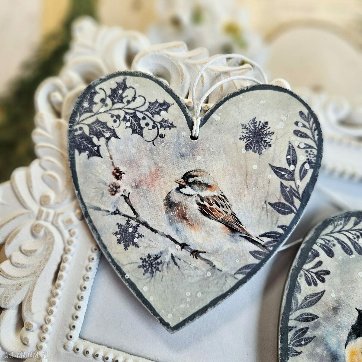 upominek na święta: Zimowe dekoracje ręcznie zrobione