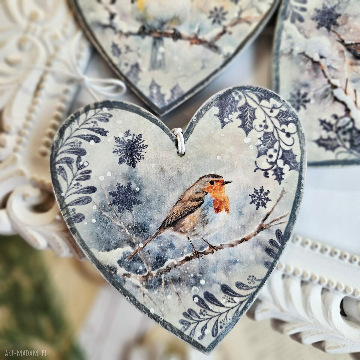 upominek na święta: Zimowe dekoracje ręcznie zrobione