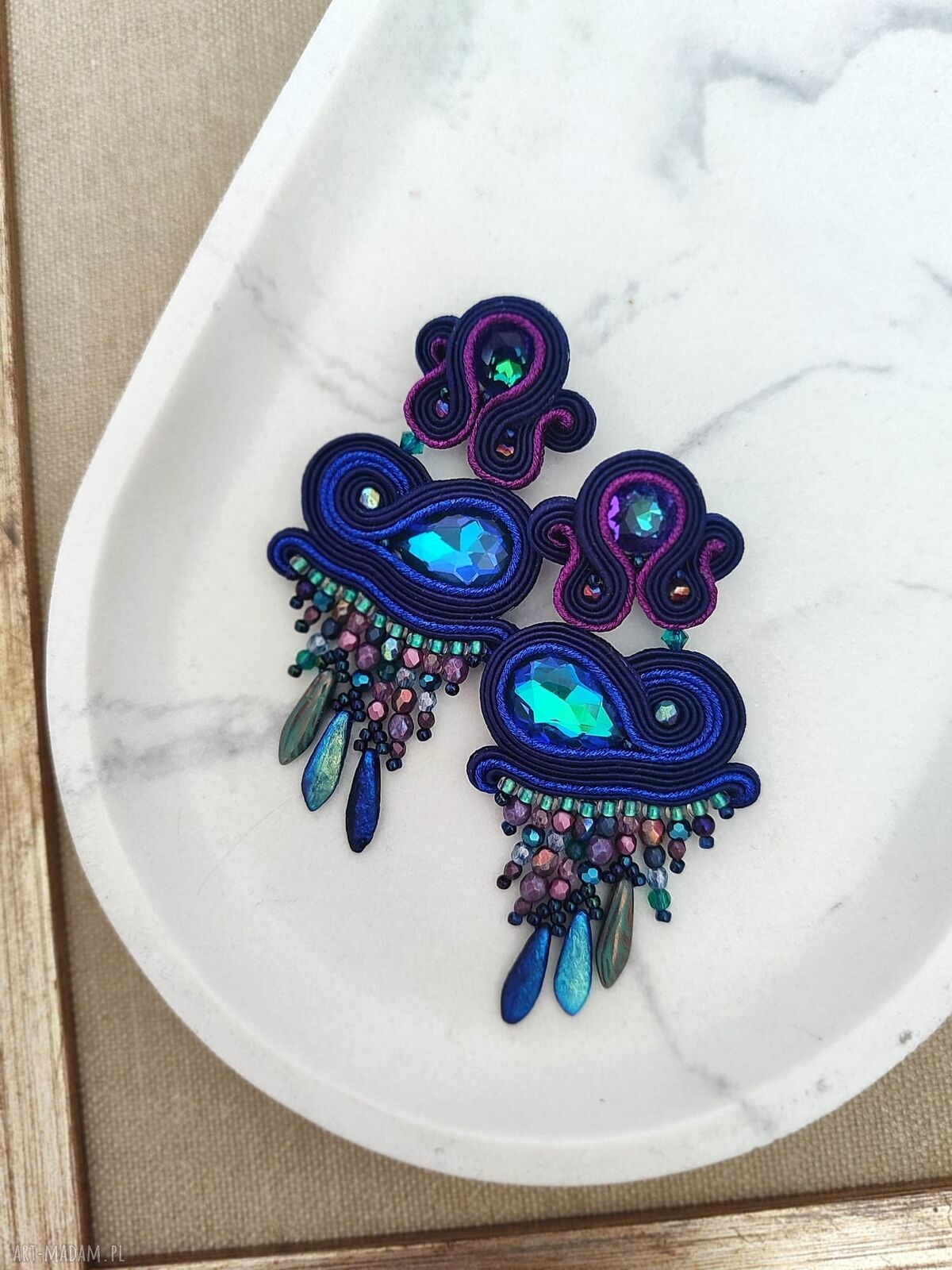 Kolczyki Glam Boho - ekstrawagancki, kolorowy projekt