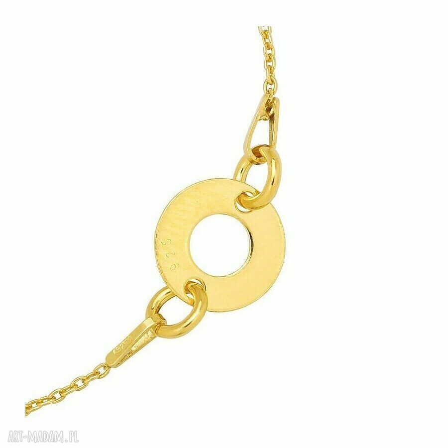 bransoletki: Złota bransoletka z delikatna Karmą Autorskie