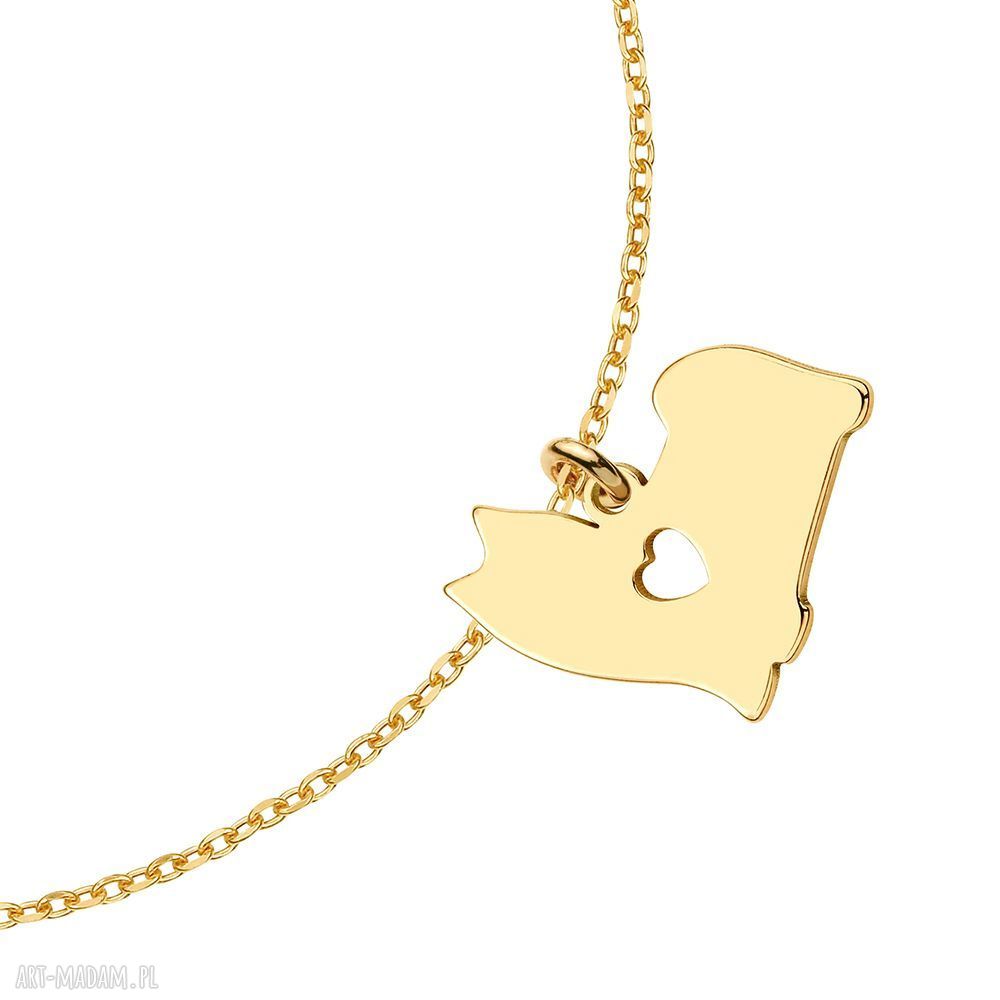 bransoletki: Złota bransoletka z psem rasy shih tzu Handmade