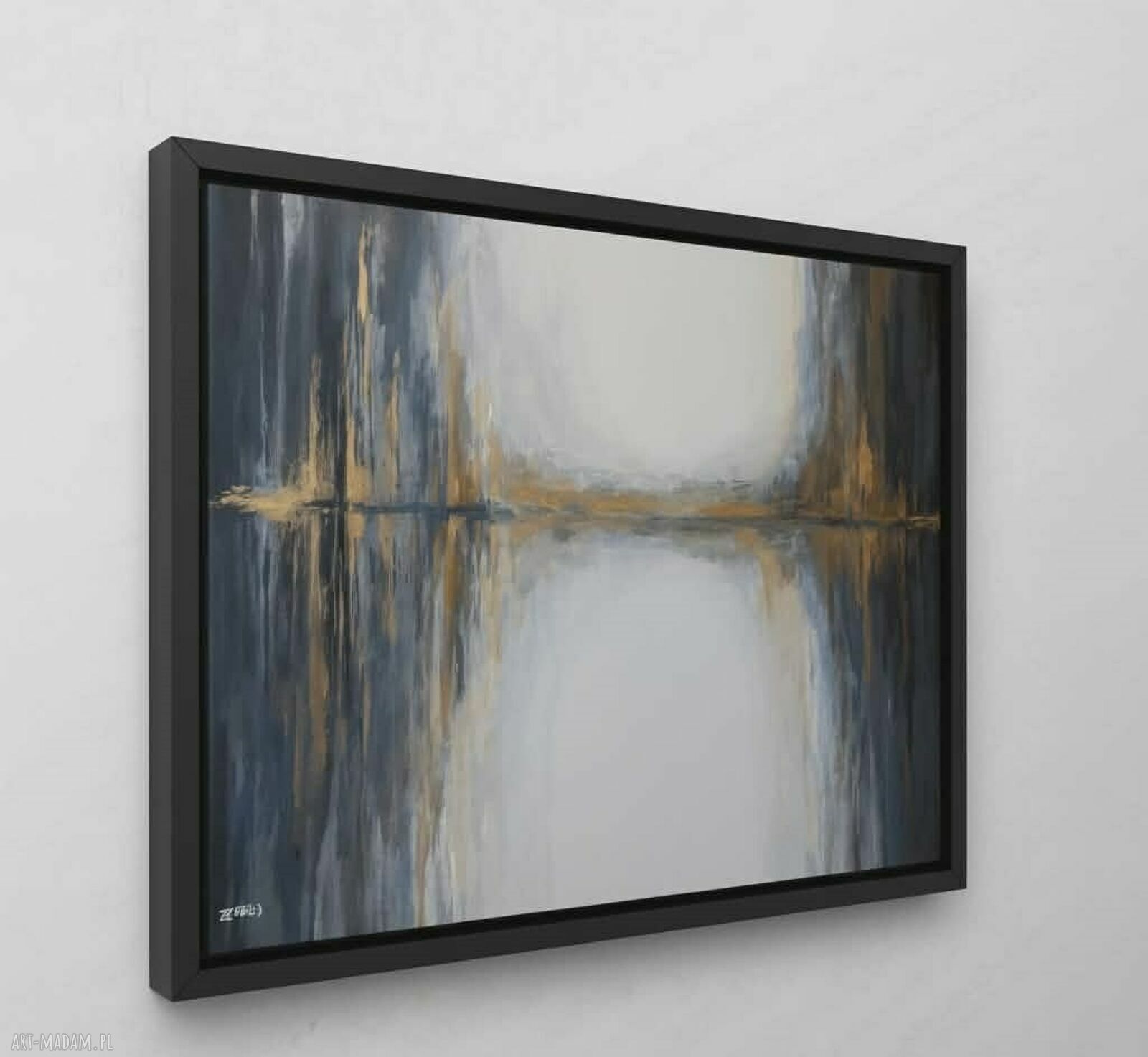 Złoty las - obraz akrylowy 70x100 cm do powieszenia