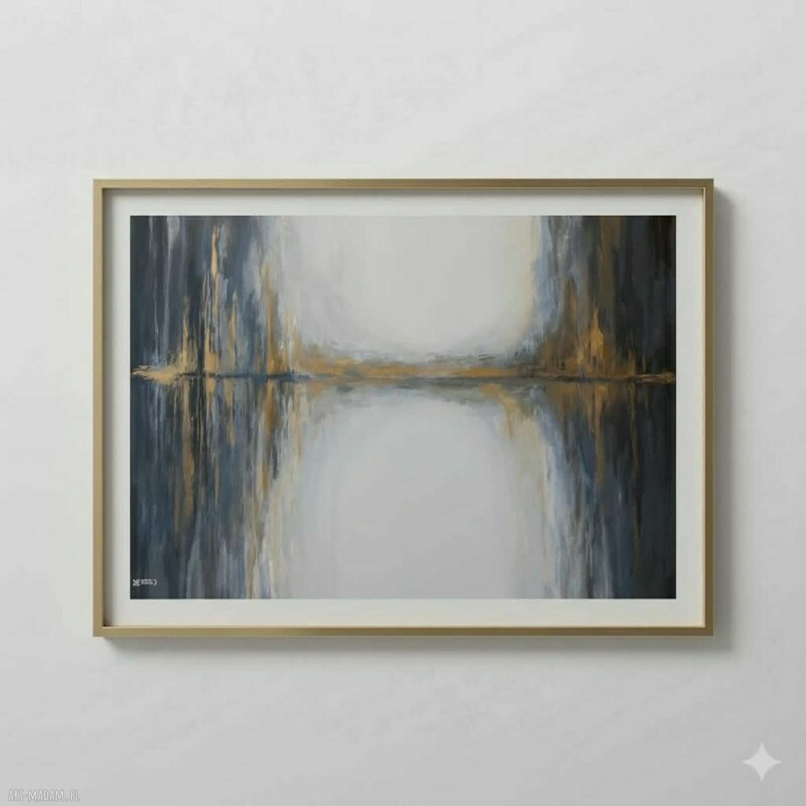 ZŁOTY LAS - obraz akrylowy 70x100 cm na płótnie
