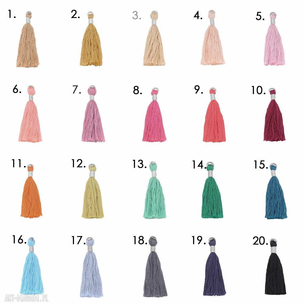 naszyjniki: Złoty naszyjnik z chwostem Handmade