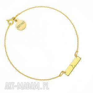 złota bransoletka z konstelacją raka