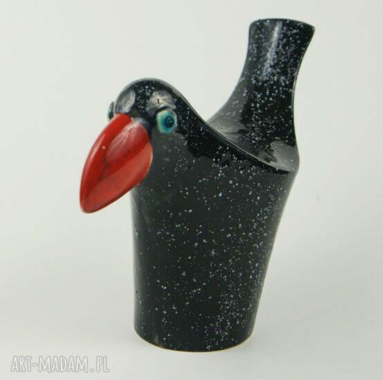 ceramika: Wróble w czerni autorskie