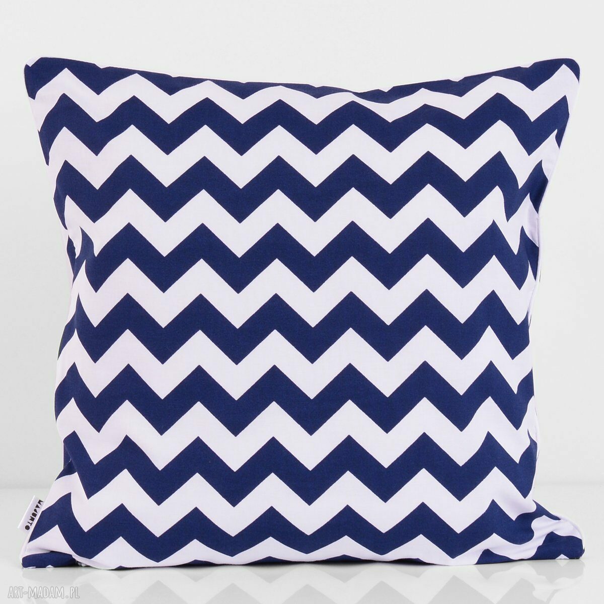 Poduszka Zygzak Navy Blue 50x50cm od majunto