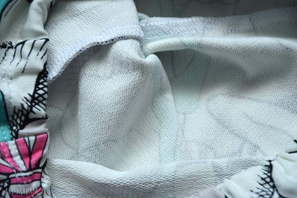 Legginsy dziecięce Żyrafa z dresówki - rozmiar 68-128