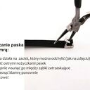 Zegarek-bransoletka turkusowo-morski z zawieszką