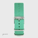 Zegarek Londyn Turkusowy z nylonowym paskiem - handmade