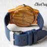 brązowe drewniany zegarek ebony falcon zegarki oryginalny
