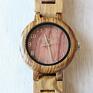 damski drewniany zegarek seria full wood elegancki