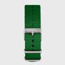 Zegarek - Folkowy czarny zielony, nylonowy - zegarki ludowy