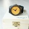 pomysł na upominek drewniany zegarek goldcrest - handmade drewno