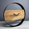 Cuda z drewna zegary: Nowoczesny drewniany zegar ścienny | średnica 35 cm | 100% personalizacja 35 cm w stylu loft