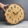 Cuda z drewna zegary drewniany z plastra brzozy - 30 cm brzozowy zegar